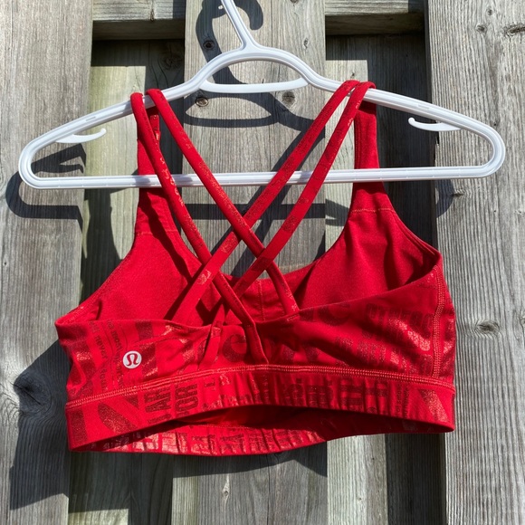 LULULEMON Special Edition Cherry Red Energy Bra 🍒 - Picture 2 of 5